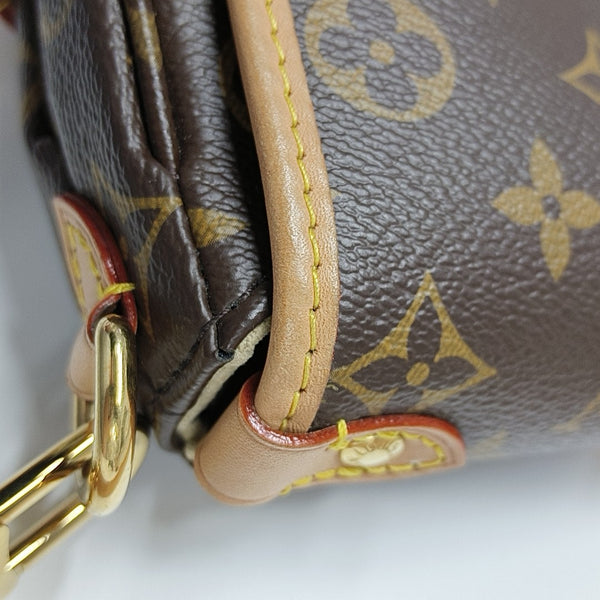 SAUMUR BB Monogram Coated Canvas Brown