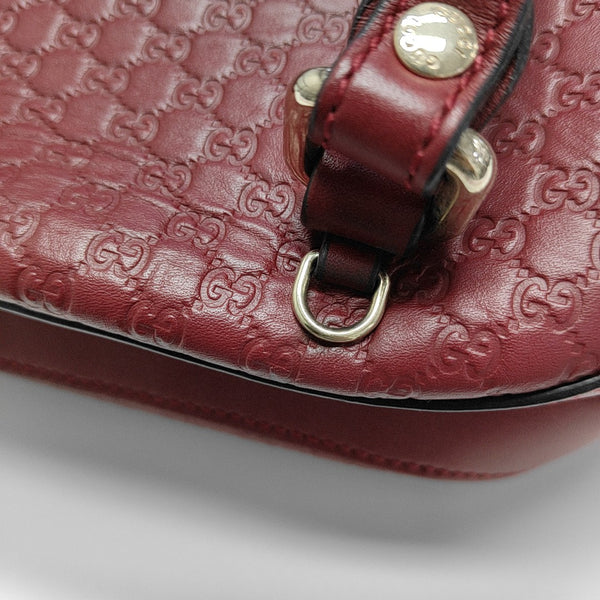 Ligne Shima Monogram Calfskin Red