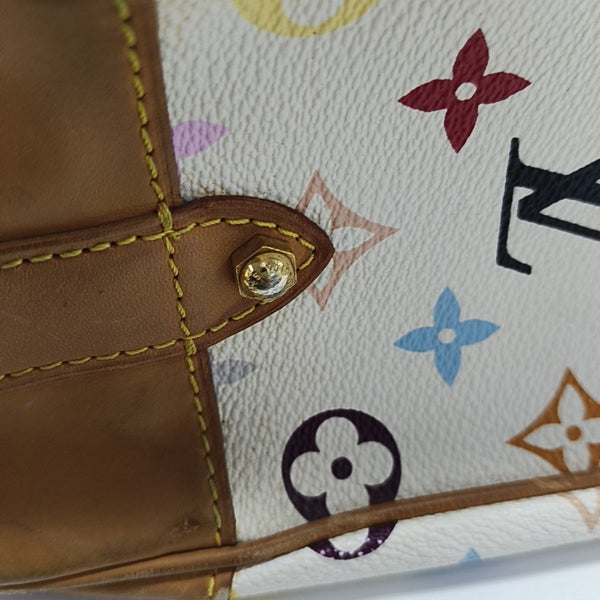 LV × TM GRETA Monogram Coated Canvas White
