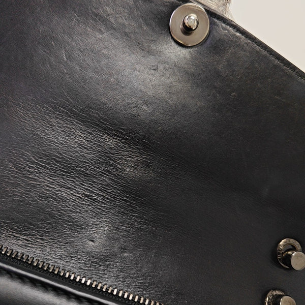 SERPENTI FOREVER Medium Calfskin Black