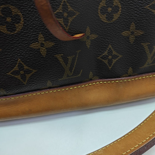 NOÉ MM Monogram Coated Canvas Brown