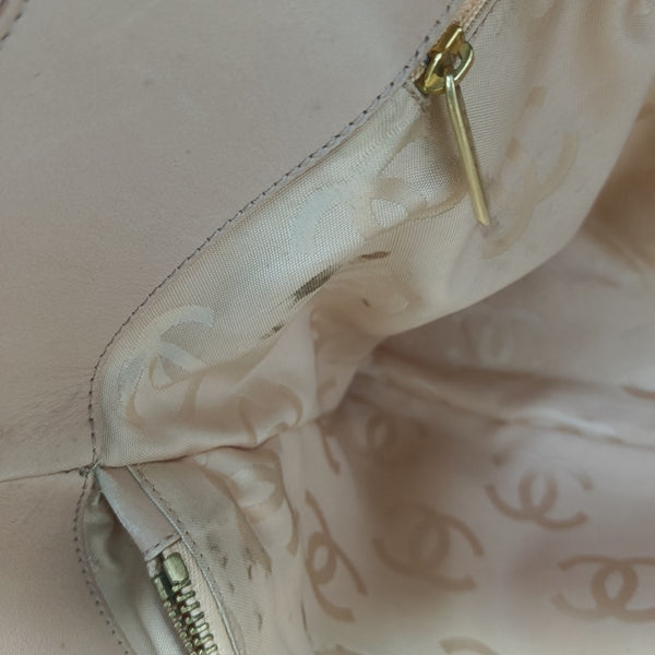 Straw Tote Bag Pink