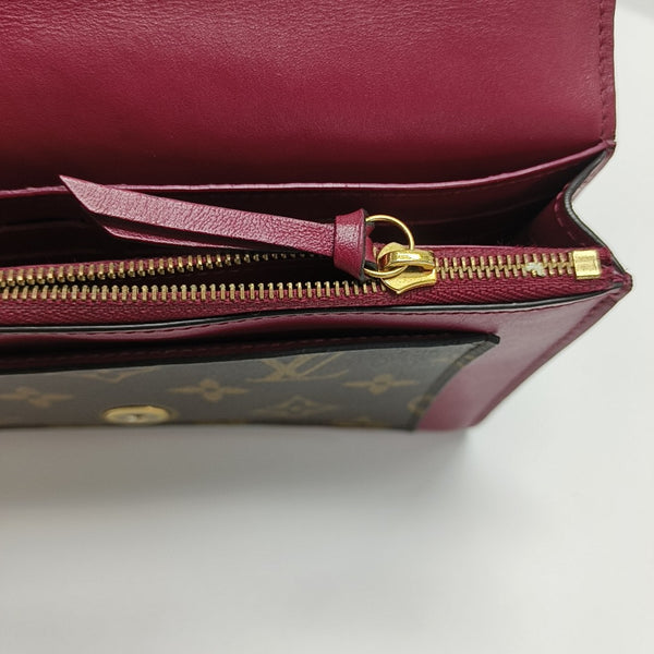 FLORE Monogram Coated Canvas Brown