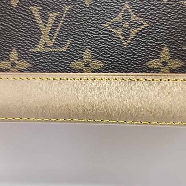 ALMA BB Monogram Coated Canvas Brown