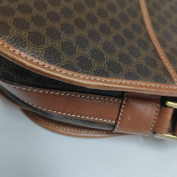 MACADAM CLUTCHES Coated Canvas Brown
