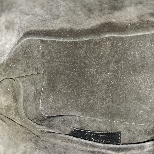 Calfskin Shoulder Bag Black