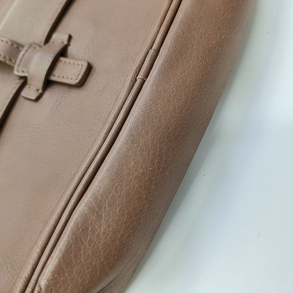 Calfskin Clutch Beige