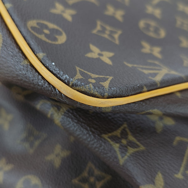 PALERMO GM Monogram Coated Canvas Brown