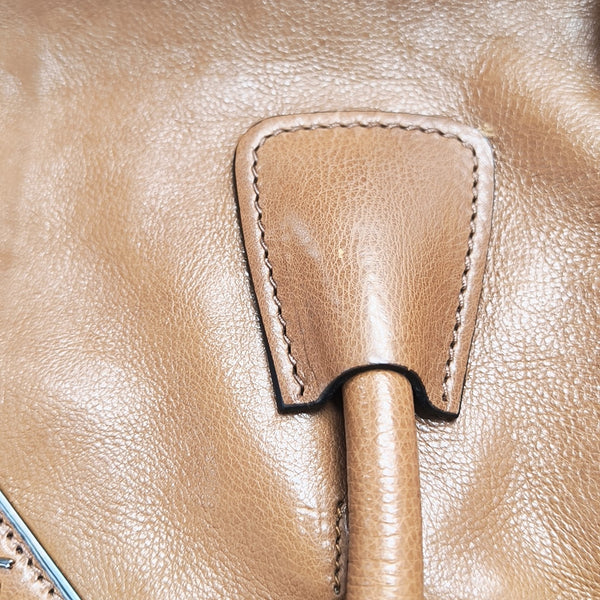 Calfskin Tote Bag Brown