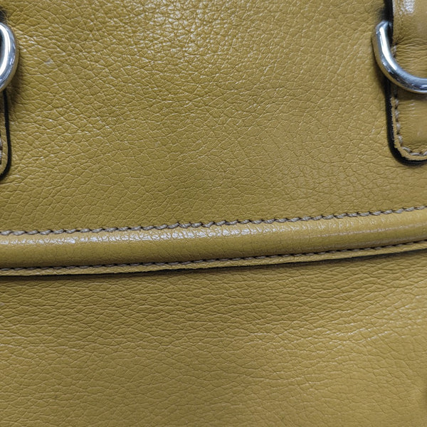 Calfskin Shoulder Bag Yellow