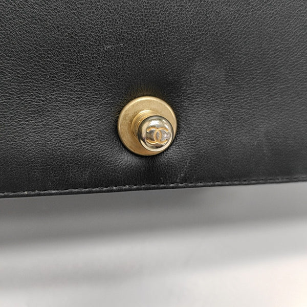 BOY CHANEL Small Quilted Calfskin Black