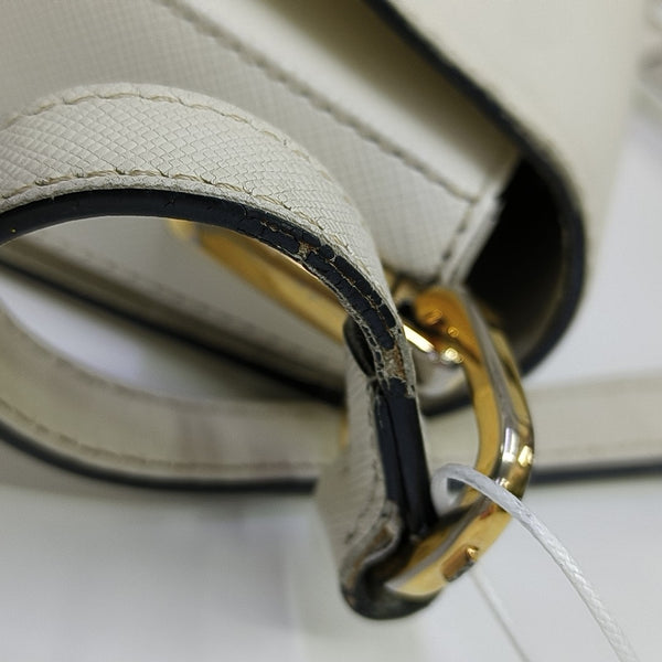 Emblème Calfskin White
