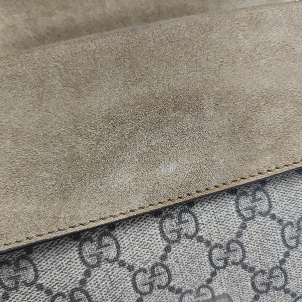 Dionysus Mini Monogram Coated Canvas Beige