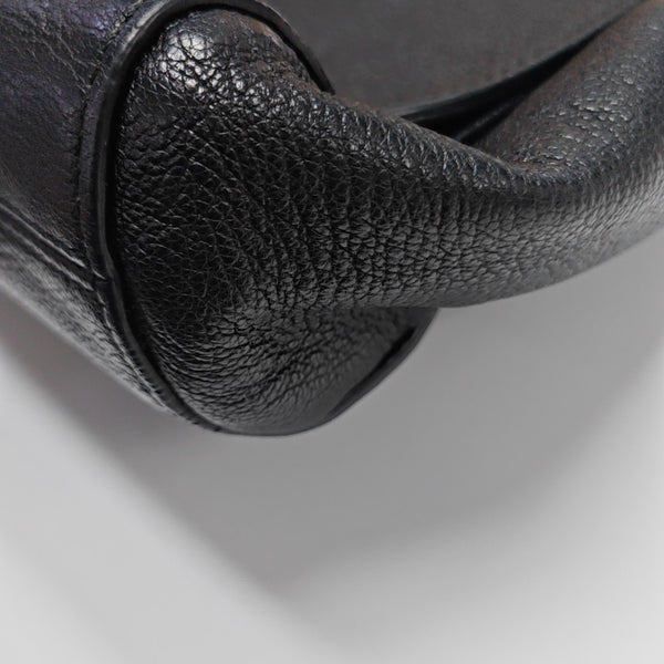 Calfskin Shoulder Bag Black