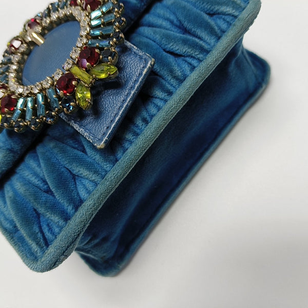 My Miu Mini Velvet Blue