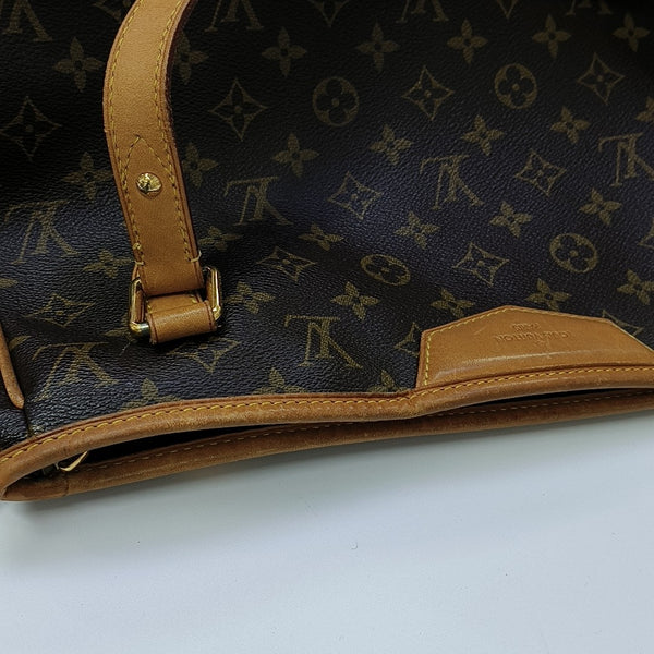 ESTRELA MM Monogram Coated Canvas Brown