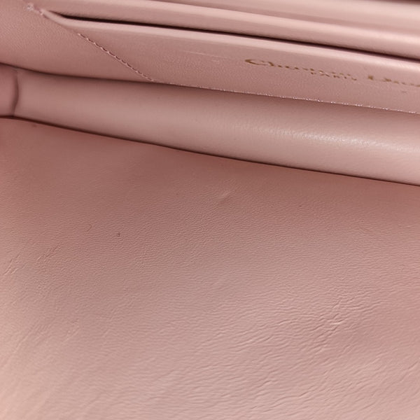 Lady Dior Mini Cannage Lambskin Pink