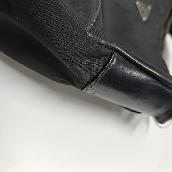 Nylon Shoulder Bag Black