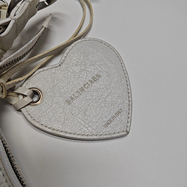 Le Cagole Small Lambskin White