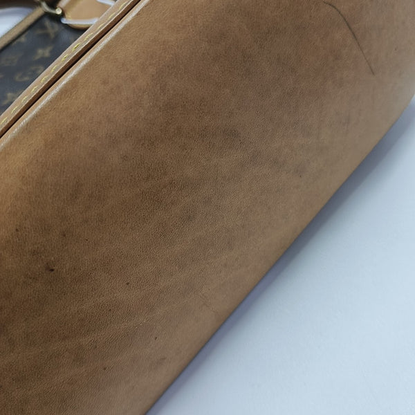 LOCKIT PM Monogram Coated Canvas Brown