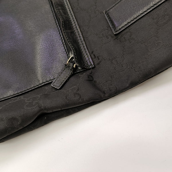 Monogram Canvas Tote Bag Black
