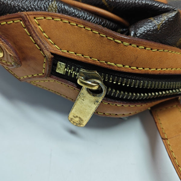 STRESA Monogram Coated Canvas Brown