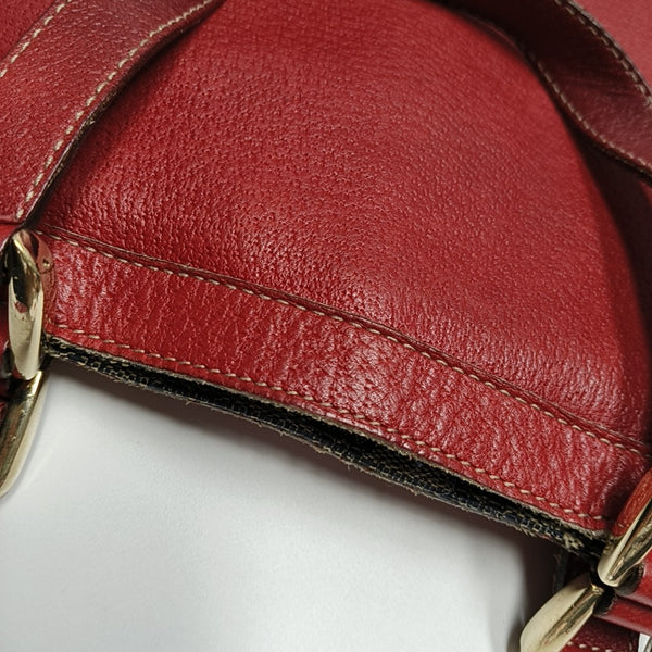 Abbey Calfskin Red