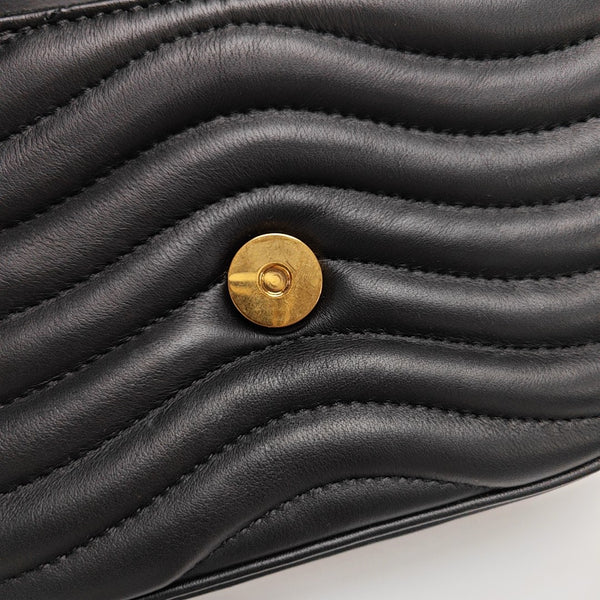 NEW WAVE Quilted Calfskin Black