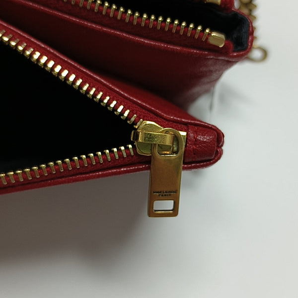 ANGIE Quilted Lambskin Red