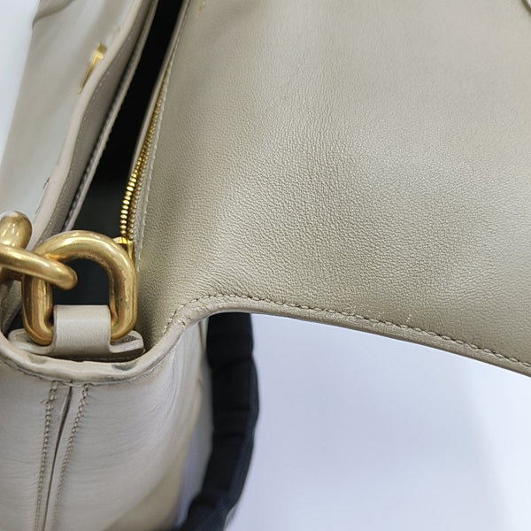 Downtown Small Calfskin Beige