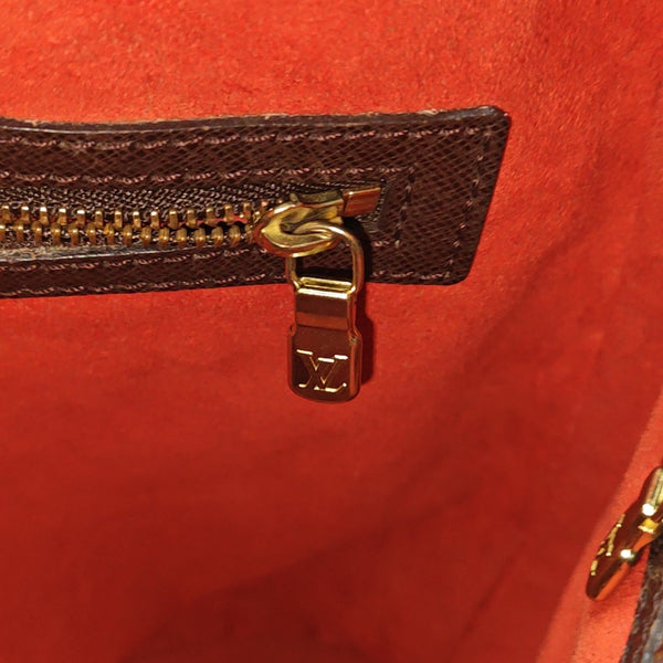 BUCKET PM Damier Ebene Coated Canvas Brown
