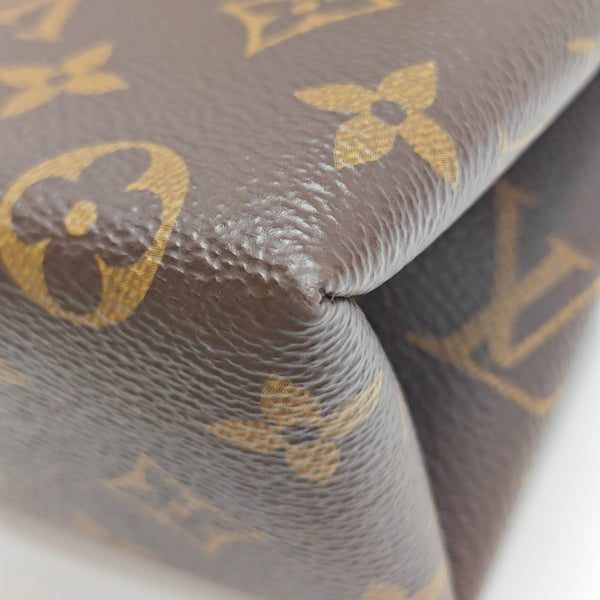 LOCKY BB Monogram Coated Canvas Brown