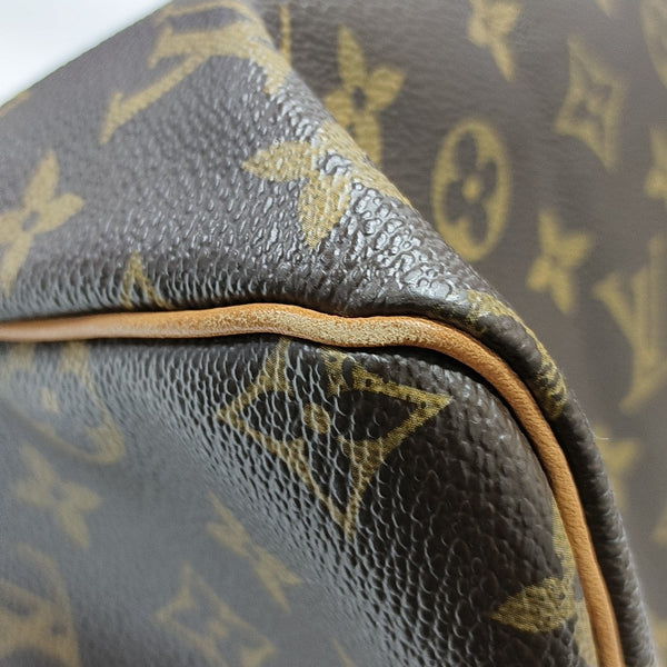 SPEEDY 30 Monogram Coated Canvas Brown