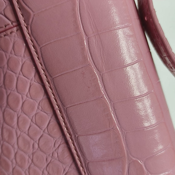 Calfskin Shoulder Bag Pink