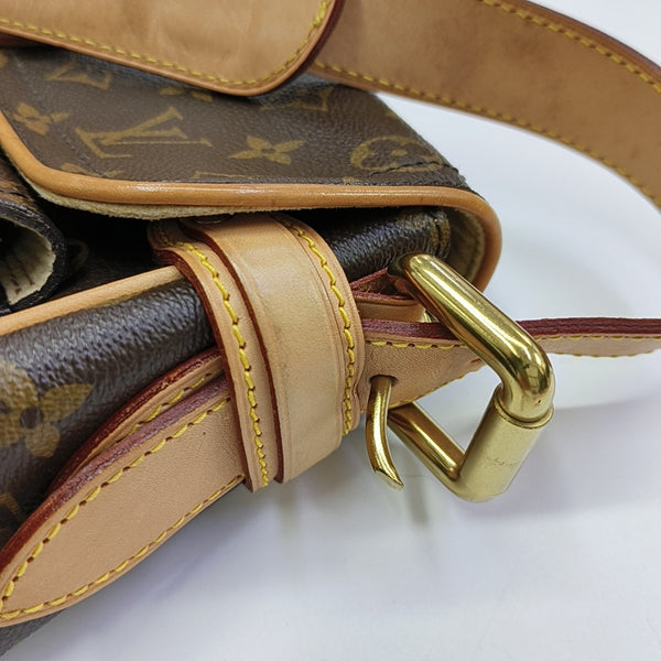 HUDSON PM Monogram Coated Canvas Brown
