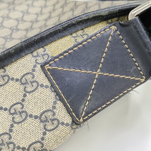 Monogram Coated Canvas Shoulder Bag Beige