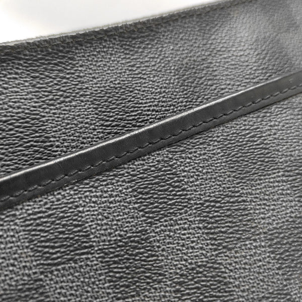 DANIEL Damier Graphite Coated Canvas Gray