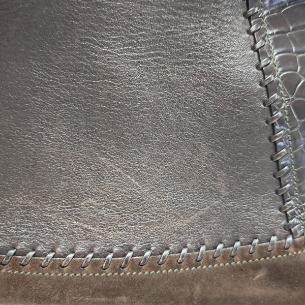 Calfskin Shoulder Bag Brown