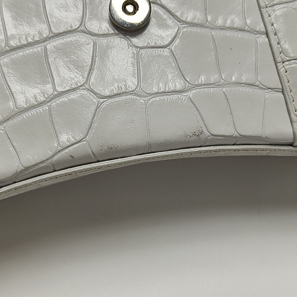 Hourglass Small Calfskin White