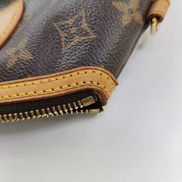 LOCKIT PM Monogram Coated Canvas Brown