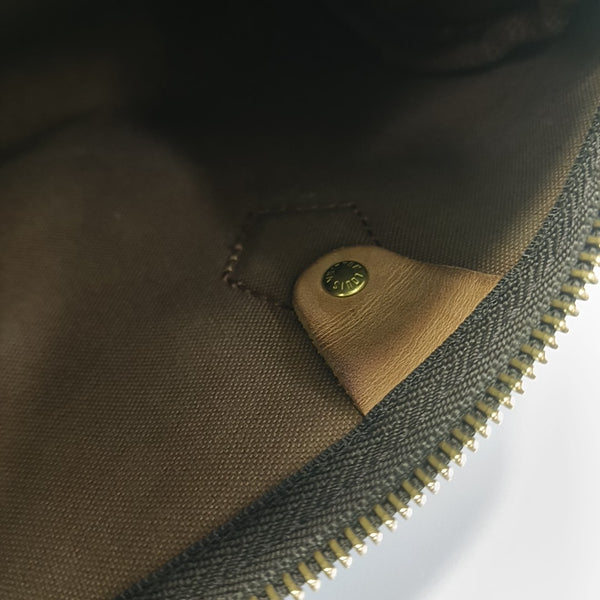 SPEEDY 25 Monogram Coated Canvas Brown