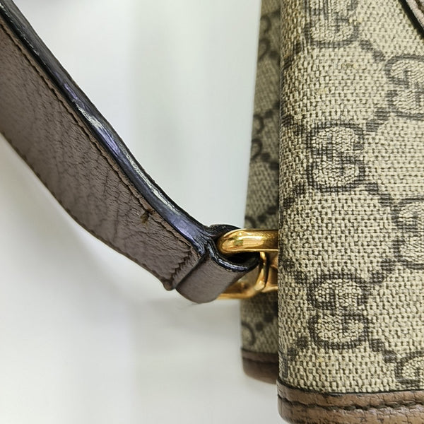 Neo Vintage Small Monogram Coated Canvas Beige
