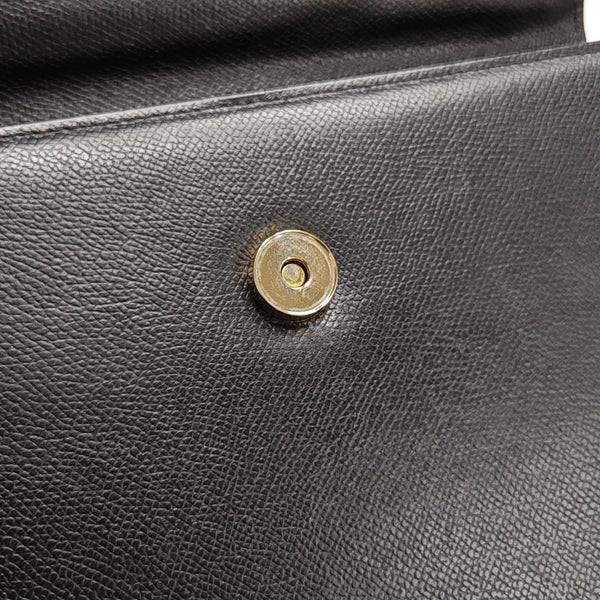 Calfskin Shoulder Bag Black