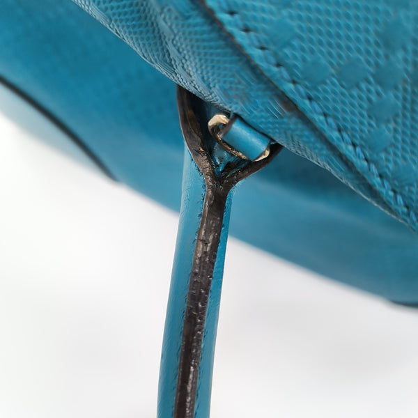 Quilted Calfskin Shoulder Bag Blue