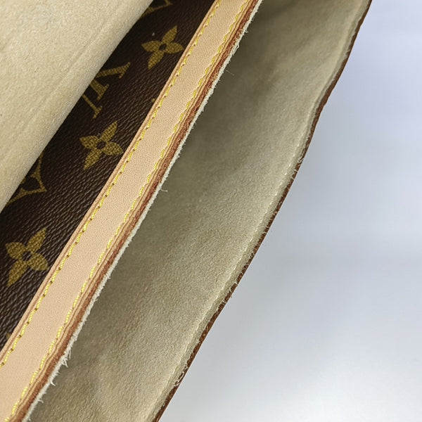 BEVERLY MM Monogram Coated Canvas Brown