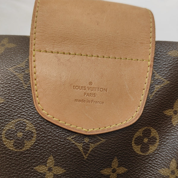 STRESA Monogram Coated Canvas Brown