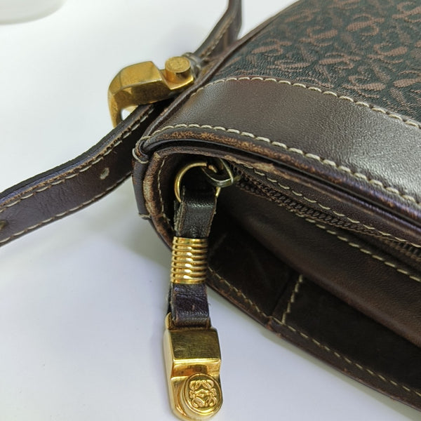 Canvas Shoulder Bag Brown