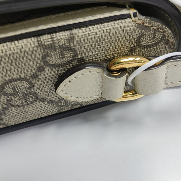 Horsebit 1955 Mini Coated Canvas Beige