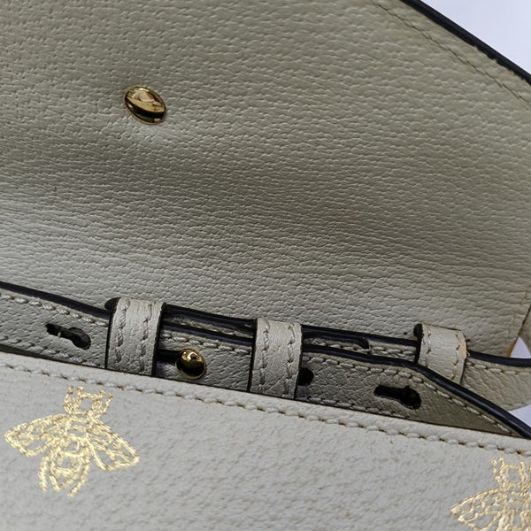 Sylvie Mini Calfskin White