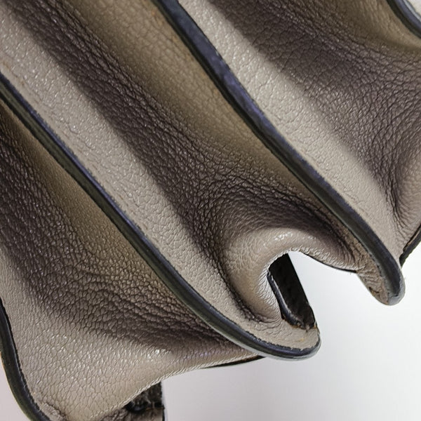 Calfskin Shoulder Bag Gray